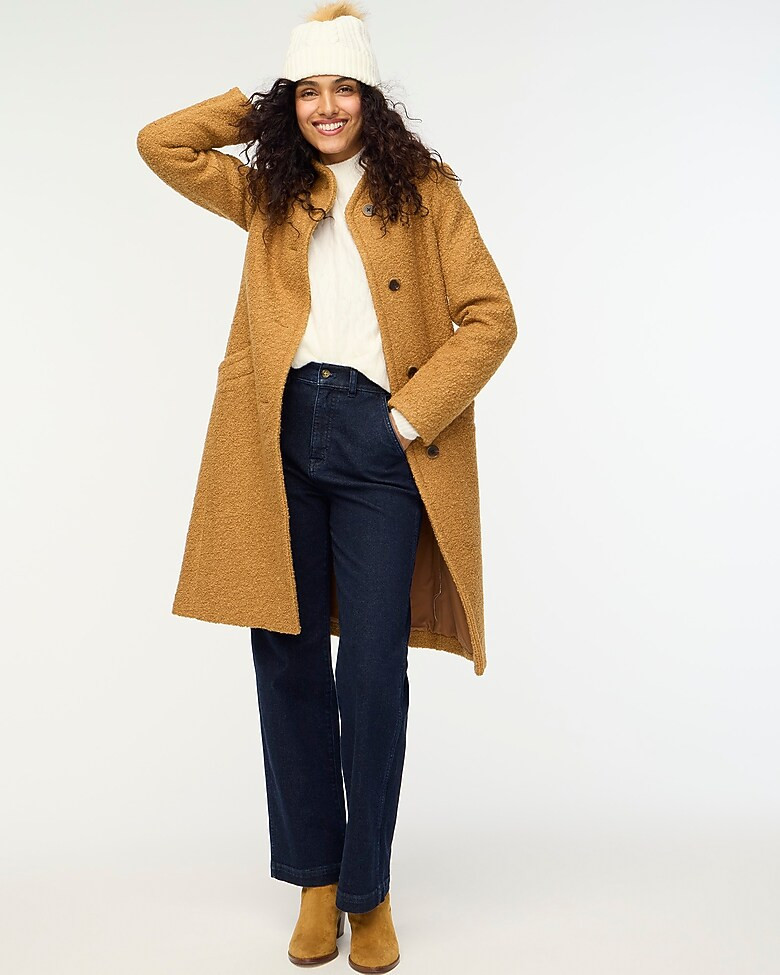 Textured wool-blend coat | J.Crew Factory