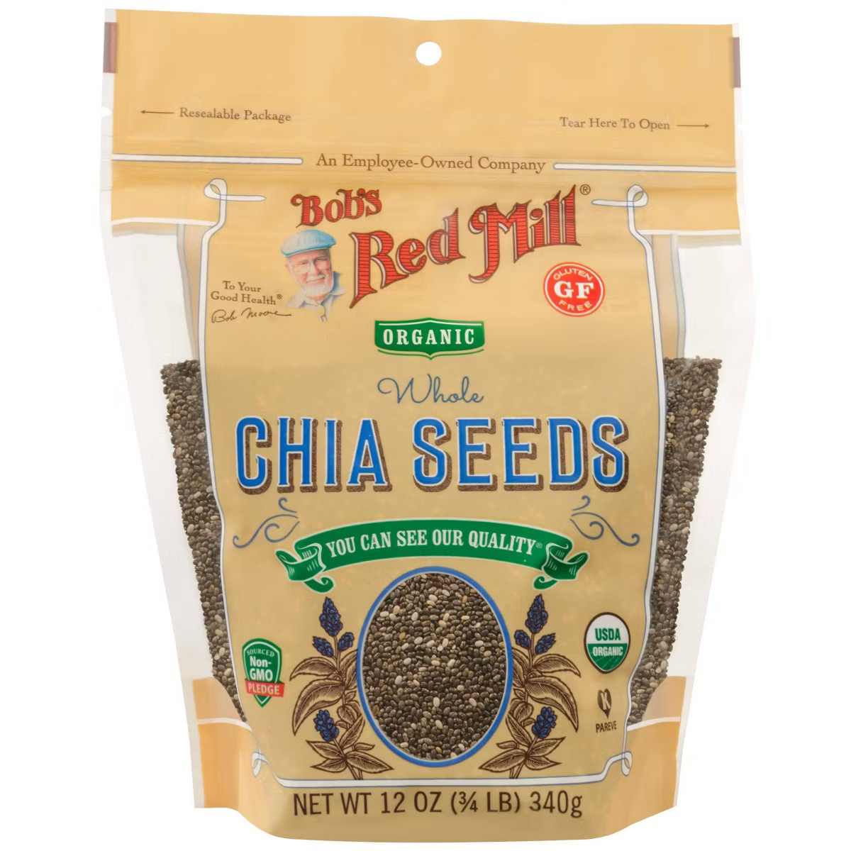 Bob's Red Mill Gluten Free Organic Chia Seeds - 12oz | Target