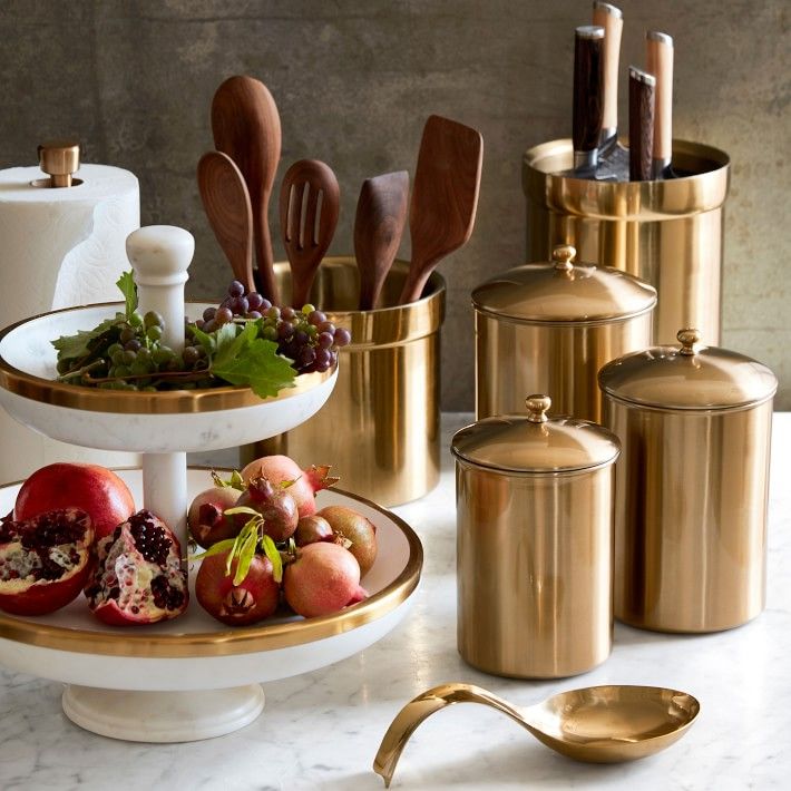Gold Canisters | Williams-Sonoma