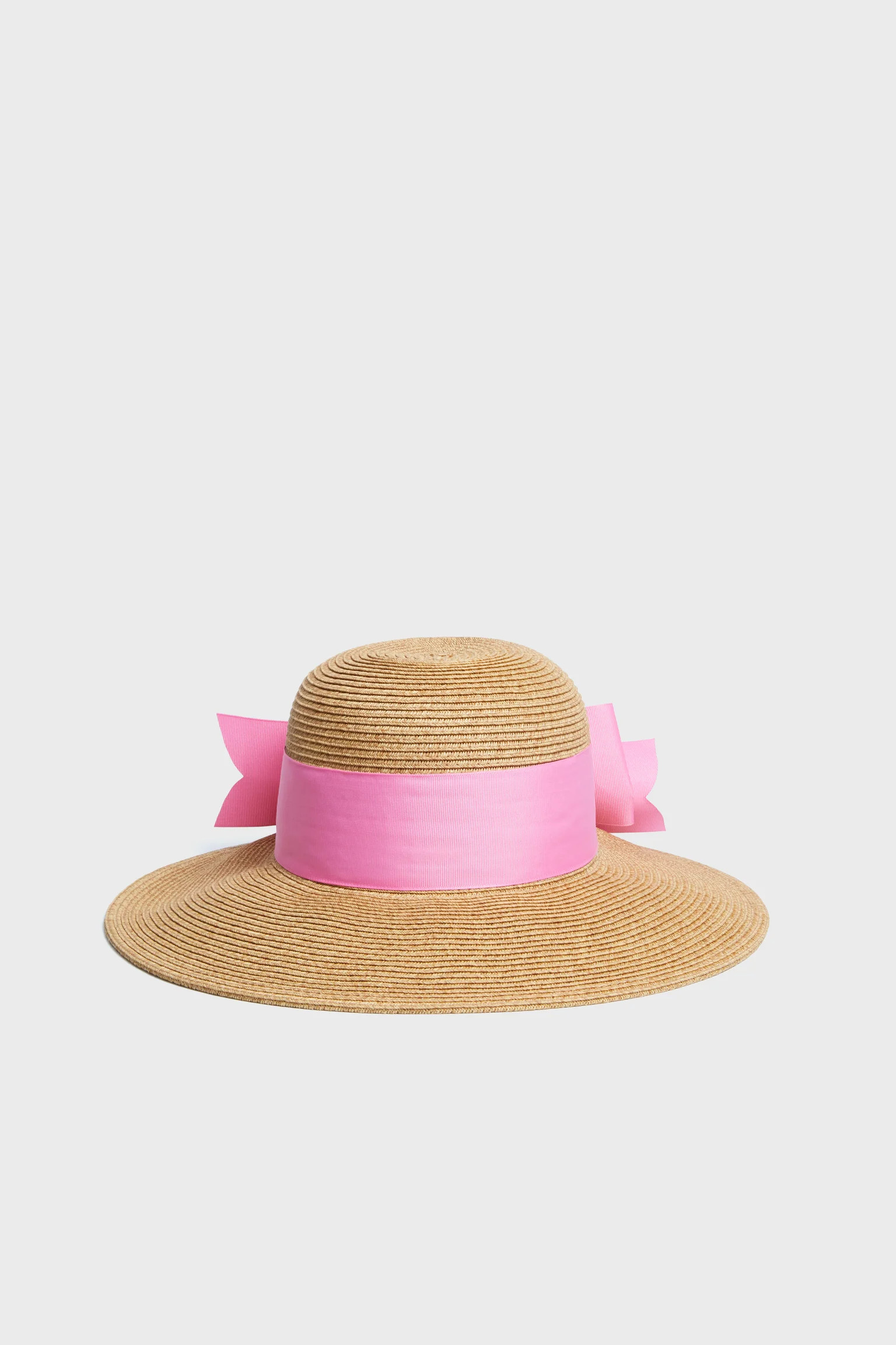 Exclusive Pink Packable Wide Bow Sunhat | Tuckernuck (US)