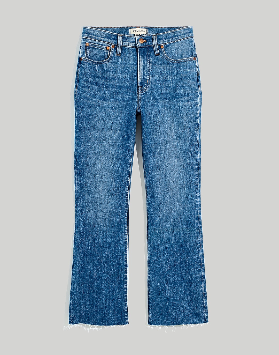 Kick Out Crop Jeans in Cherryville Wash: Raw-Hem Edition | Madewell