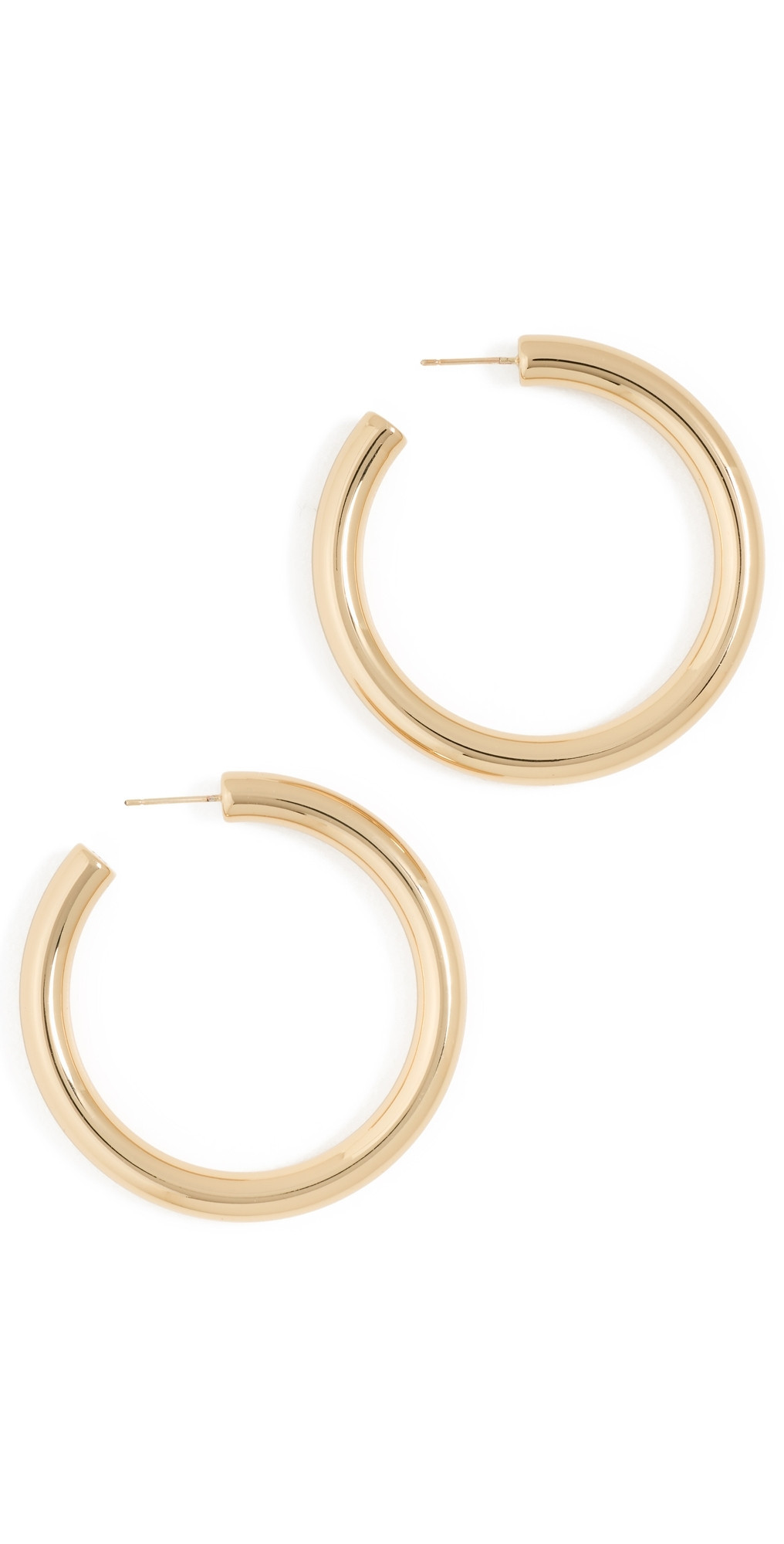Jennifer Fisher 1.5 Samira Baby Hoops Yellow Gold One Size | Shopbop