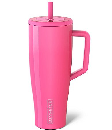 Brumate Era Solid Straw Insulated Tumbler 40-oz - Neon Pink | Dillard's