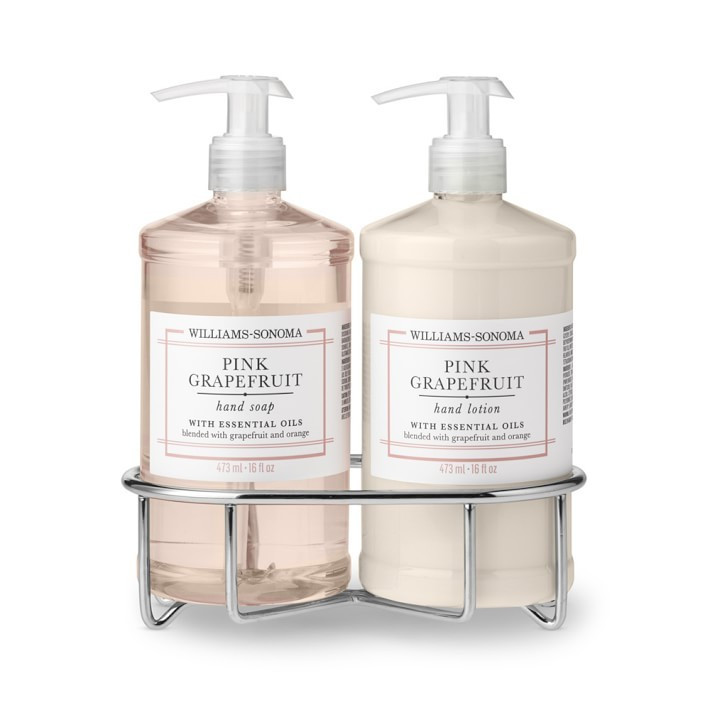 Williams Sonoma Pink Grapefruit Soap & Lotion, Classic 3-Piece Set | Williams-Sonoma