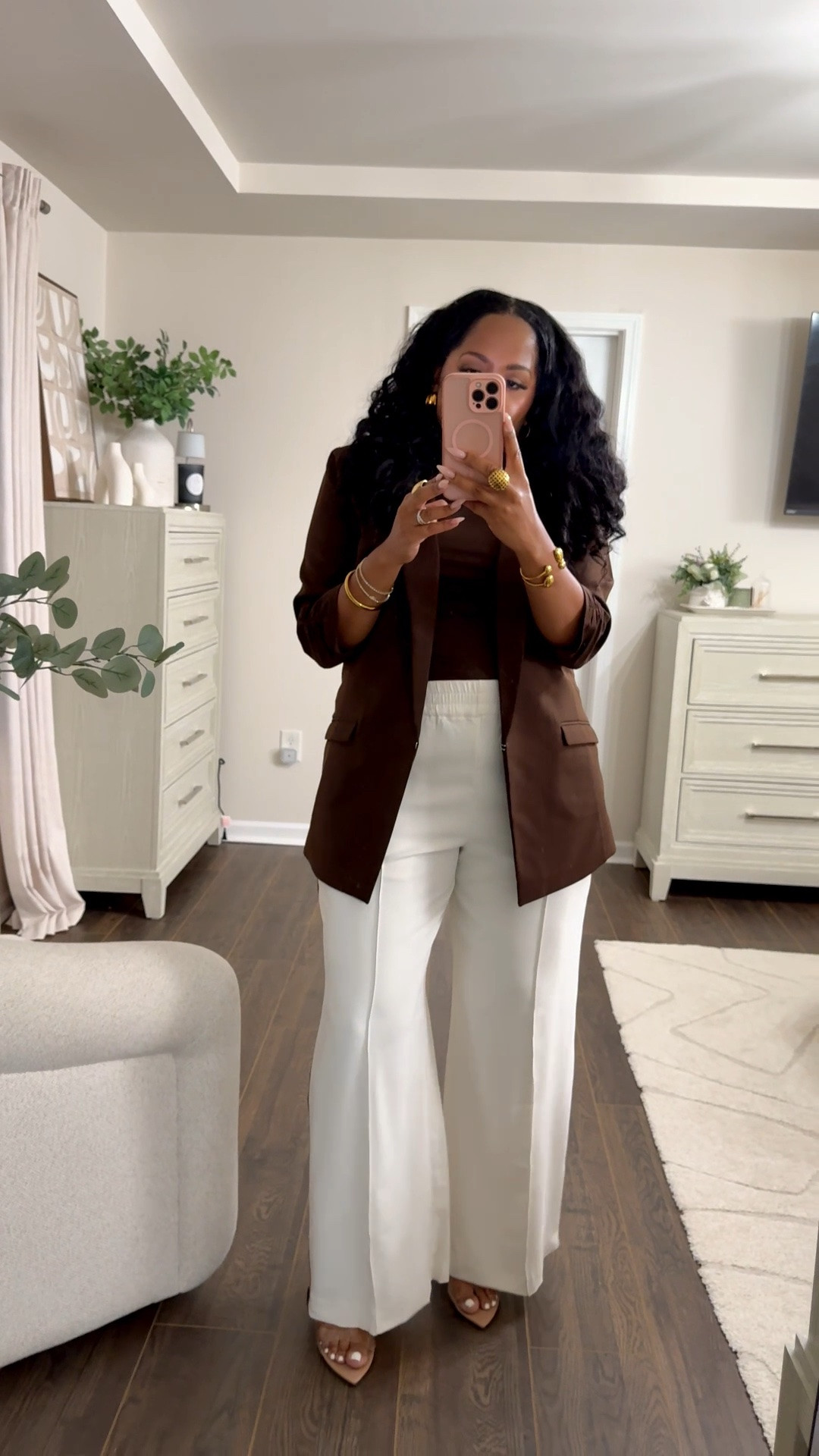 Back to the office inspo @macys. Wearing XL in pants and medium top, large blazer.

#LTKdayinmylife #LTKOver40 #LTKWorkwear