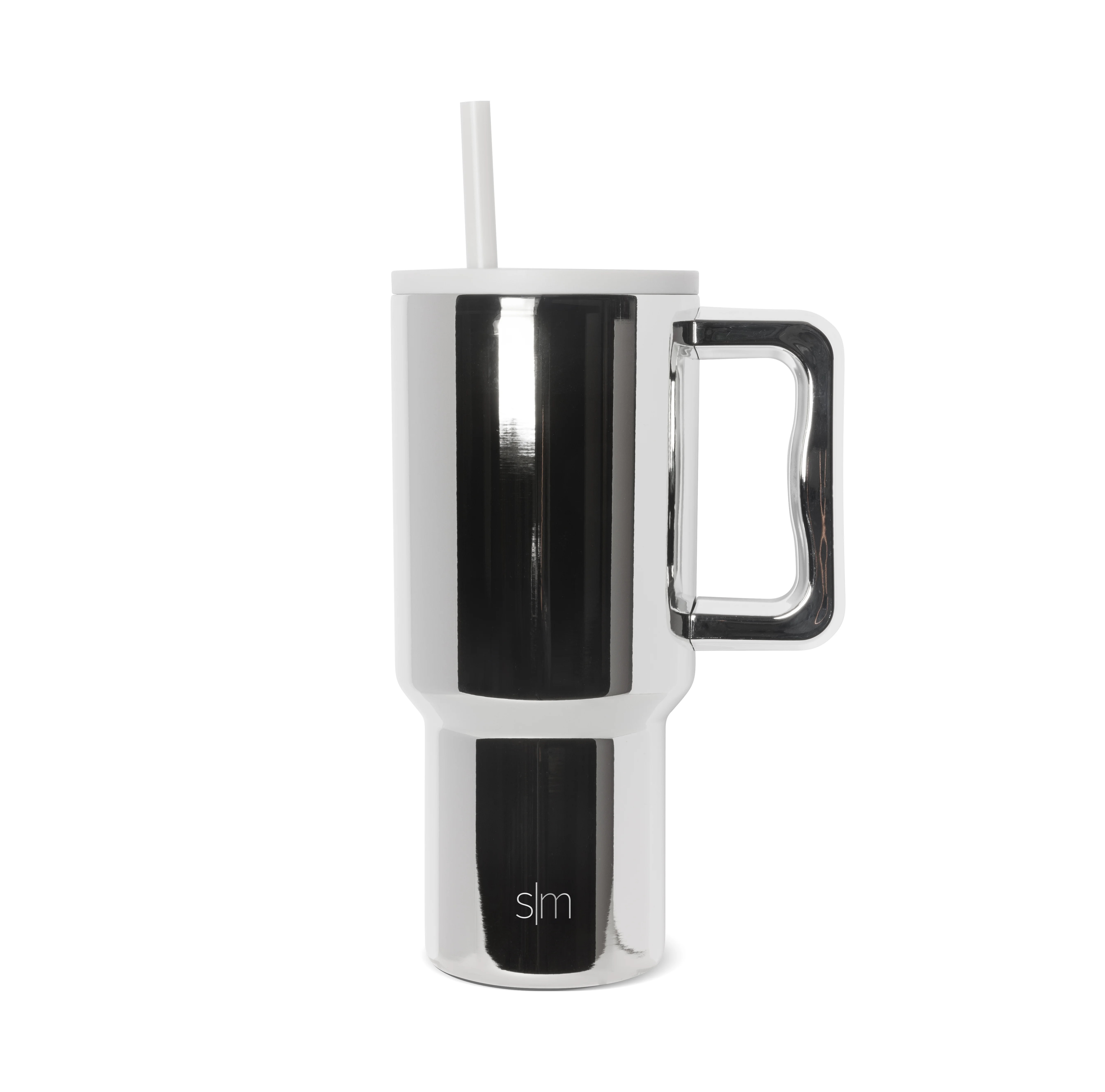Simple Modern 30 fl oz Insulated Stainless Steel Trek Tumbler with Straw Lid | Silver | Walmart (US)