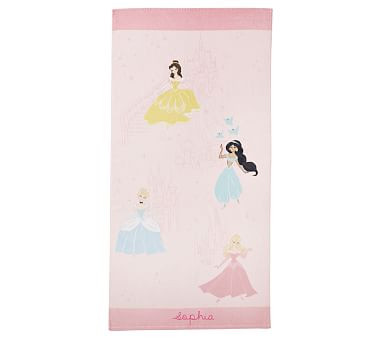 Disney Princess Castles Kid Beach Towel | Pottery Barn Kids