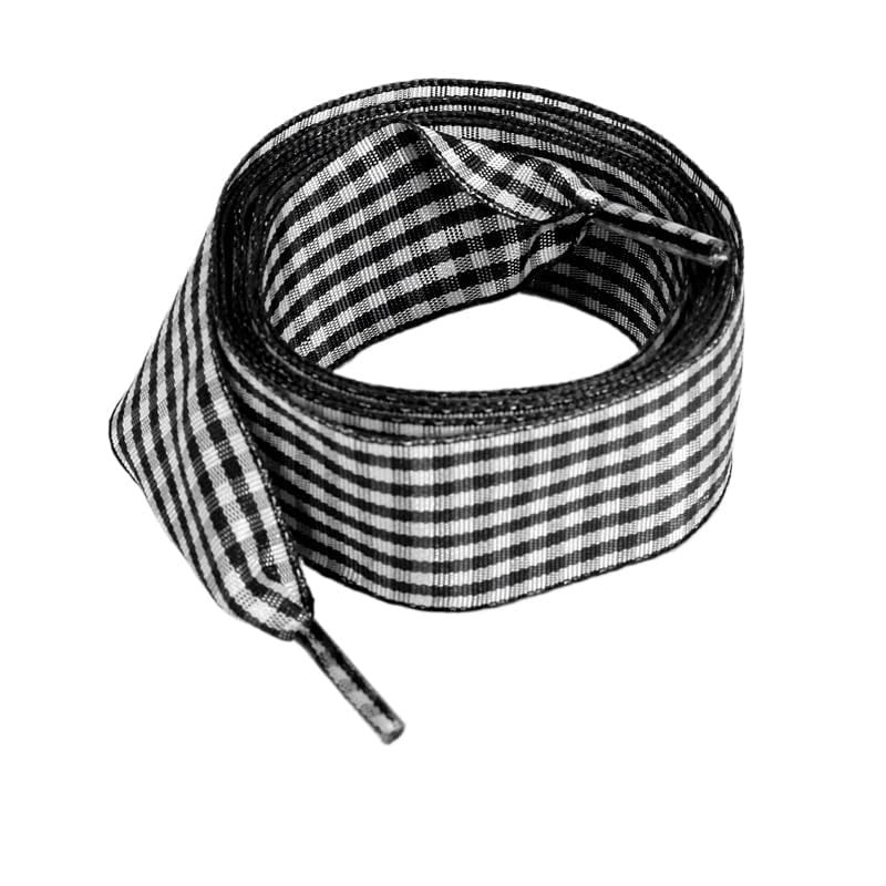 Gingham Shoe Laces Colorful Plaid Shoelaces for Canvas Shoes, Sneakers, Training & Racing Shoes | Walmart (US)