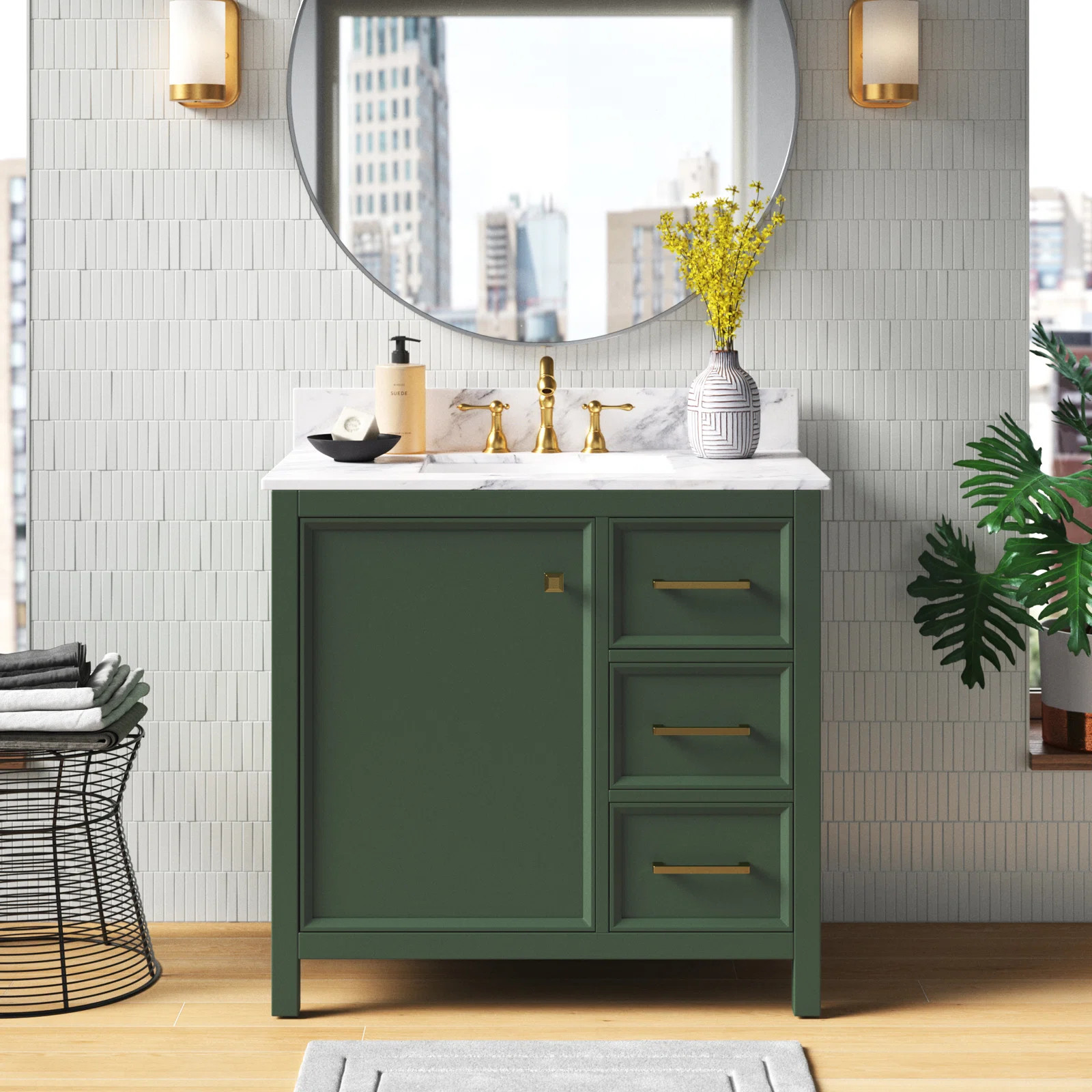 House of Hampton® 36" Single Bathroom Vanity Set & Reviews | Wayfair | Wayfair North America