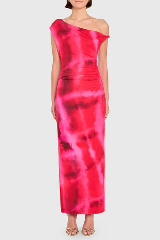 Amanda Uprichard Jennan Dress in Abyss Print - Size S | Amanda Uprichard