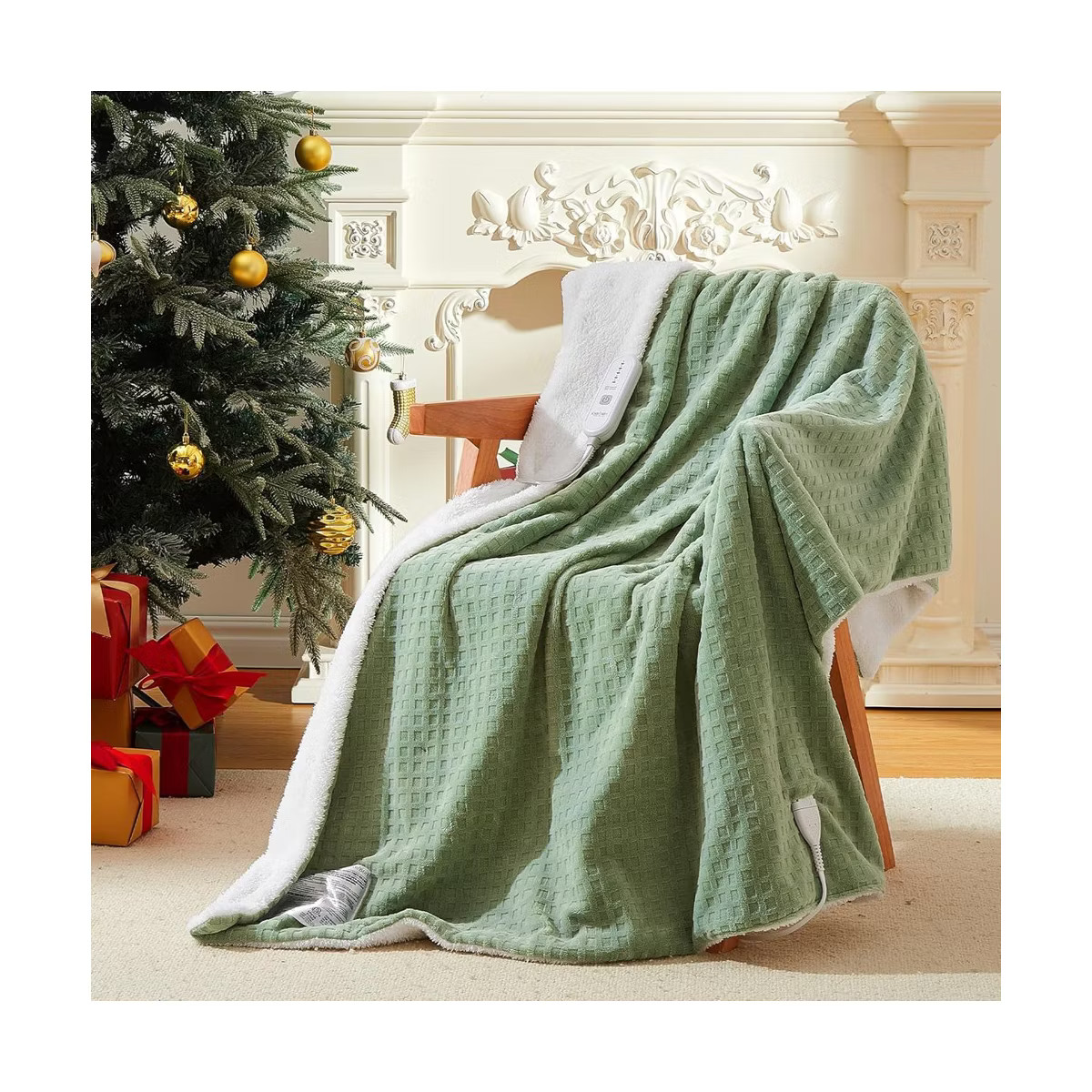 Flannel Heated Blanket Throw, Cozy Washable Electric Blanket Throw Fast Heating with 5 Heating Se... | Target