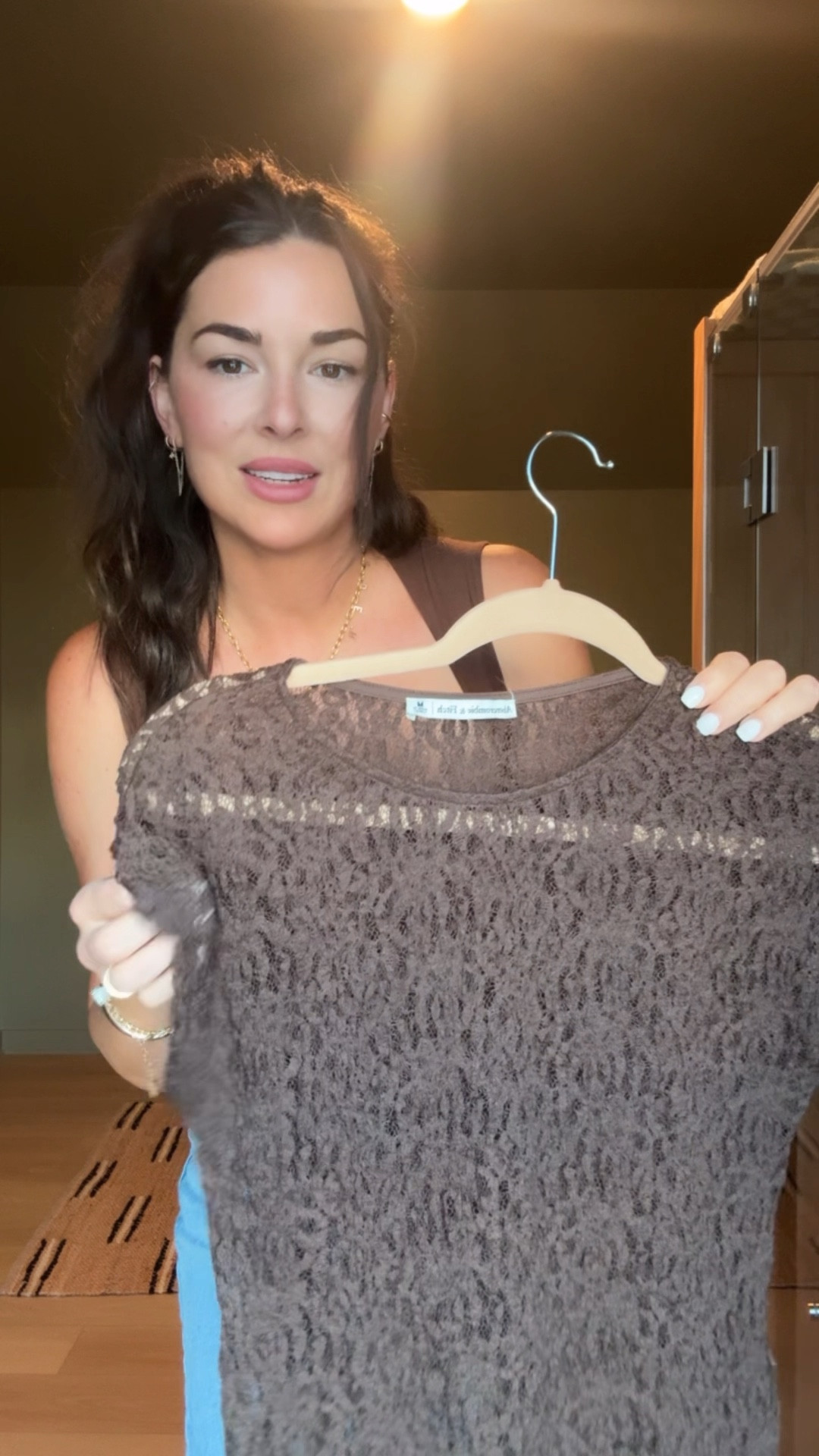 Abercrombie sale is live 8/6! 30-50% off all denim, 20% off almost everything else, and a stackable 15% off with code DENIMAF 😍

THIS TOP!! Such a fun little closet staple. It’s stretchy form fitting and a little tan bra is all you need underneath. 