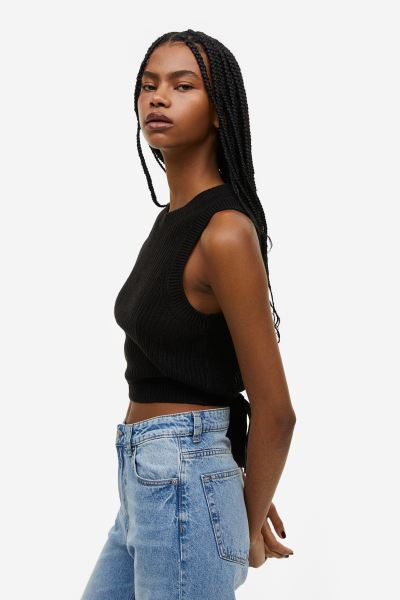 Tie-detail Sweater Vest | H&M (US + CA)