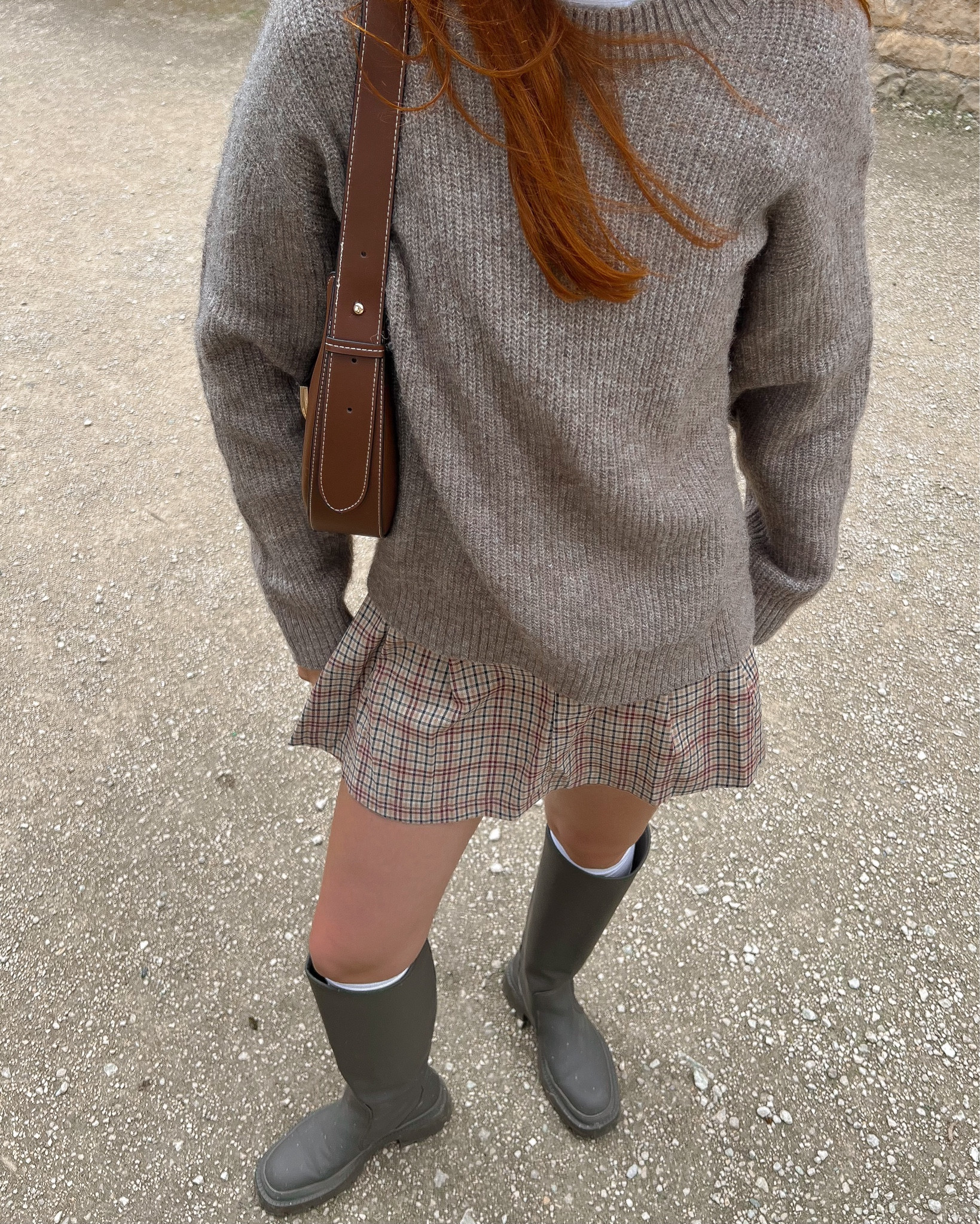 Knitted jumper, pleated skirt, knee high boots, autumn outfit 

#LTKeurope #LTKSeasonal #LTKstyletip