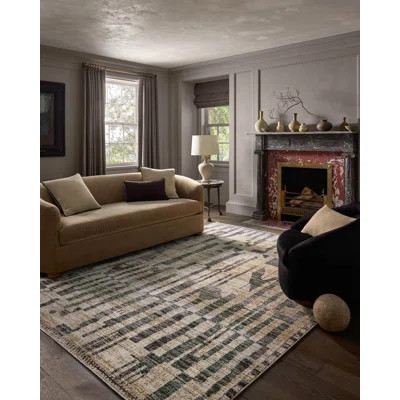 Jeremiah Brent x Loloi Bleecker Beige / Stone Area Rug | Wayfair North America