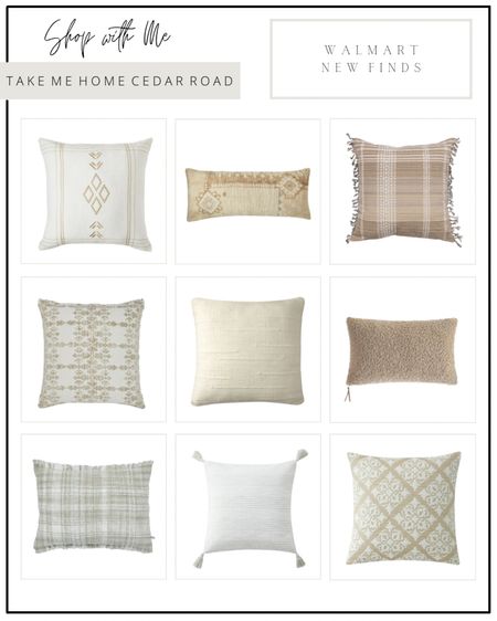 Neutral Throw Pillows ALL UNDER $30! most come with the insert as well. Love these finds from Walmart!

Neutral throw pillow, throw pillow, bedding, living room pillow, fall throw pillow, home decor, living room, bedroom, Walmart 

#LTKfindsunder50 #LTKhome