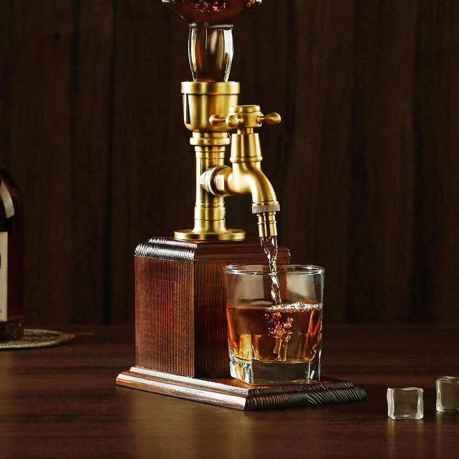 Drink Dispenser for parties Bar Accessories Gifts for Wine Lovers Whiskey Man Cave Decor for Husb... | Amazon (US)