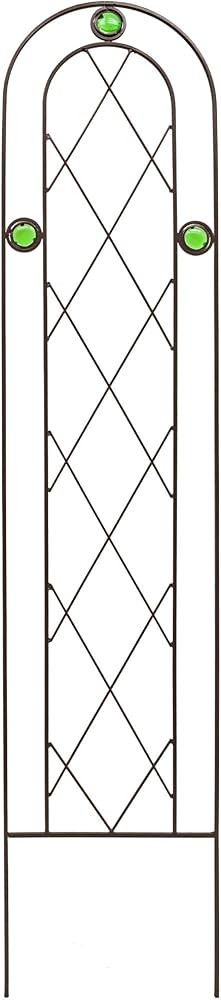 Arcadia Garden Products TR01 4' x 10" Arched Garden Trellis, Black | Amazon (US)