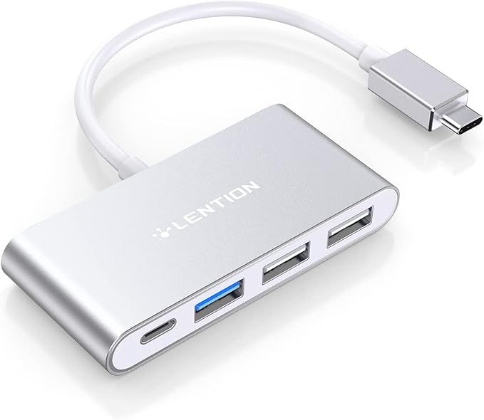 LENTION 4-in-1 USB-C Hub with Type C, USB 3.0, USB 2.0 Compatible 2022-2016 MacBook Pro 13/14/15/... | Amazon (US)