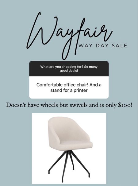 Office chair, way day sale

#LTKSaleAlert #LTKxWayDay #LTKHome