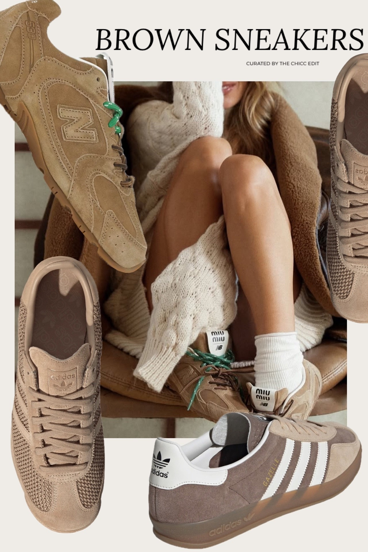 Women’s sneakers 🤎

#sneakers #shoes #adidas #newbalance #nike miu miu target suede leather 

#LTKActive #LTKootd #LTKfitnessgoals