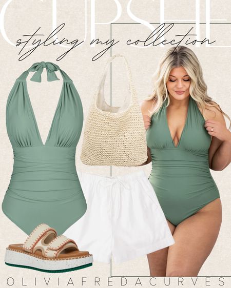 Cupshe swim - swimsuit outfit inspo - curvy girl - midsize swim - size 14 swimsuit 

#LTKcurves #LTKswim #LTKstyletip