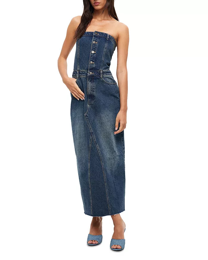 Vista Strapless Denim Dress | Bloomingdale's (US)