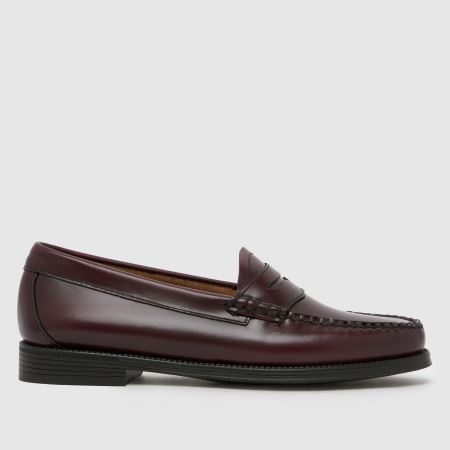 Womens Burgundy G.H. BASS Weejuns Penny Loafer Flat Shoes | schuh | Schuh