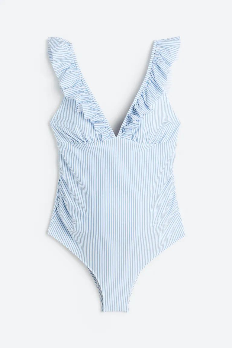 MAMA Ruffle-trimmed Swimsuit | H&M (US + CA)