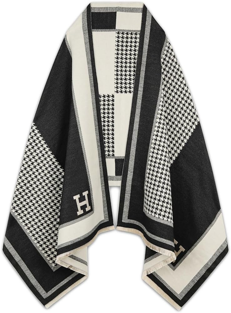 EXTREE Scarfs for Women Pashmina Silky Shawl Wrap for Evening Dressing Blanket Open Front Poncho ... | Amazon (US)