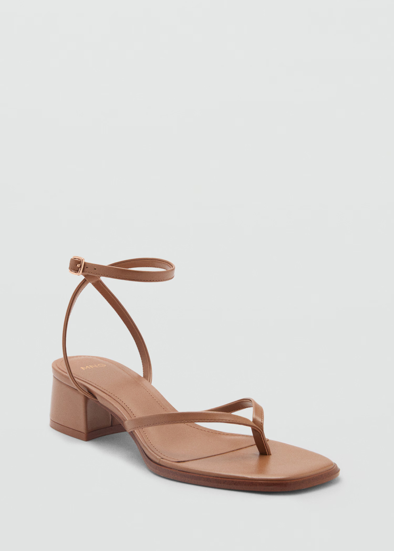 Strappy heeled sandals - Women | MANGO United Kingdom | MANGO (UK)