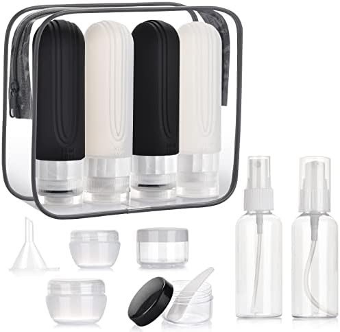 15 Pack Leak Proof Travel Bottles Set, TSA Approved Travel Size Containers for Toiletries, Travel Ac | Amazon (US)