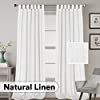 H.VERSAILTEX Natural Effect Extra Long Curtains Made of Linen Mixed Rich Material, Tab Top Curtai... | Amazon (US)