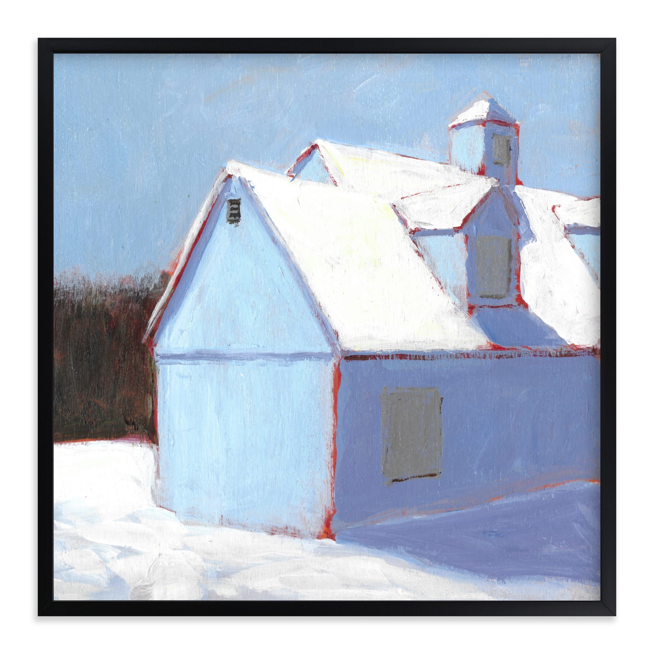 "Linen Snow" - Painting Limited Edition Art Print by Carol C. Young. | Minted