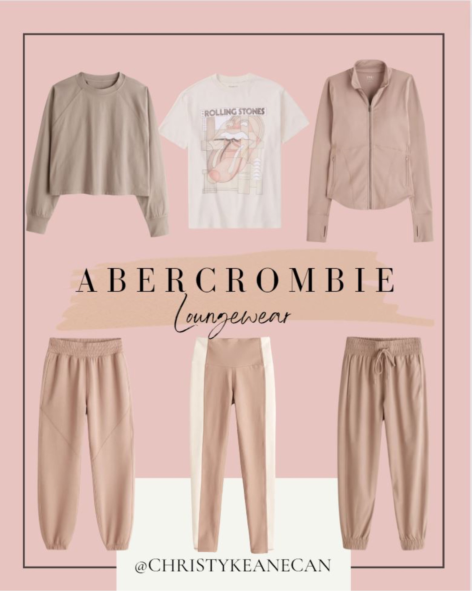 Upgrade your loungewear with these cozy pieces from @abercrombie! From comfy joggers to soft tees, these neutral pieces can be mixed and matched for lazy days at home or running errands. 
#cozy
#loungewear
#athleisure
#comfy
#neutrals

#LTKunder50 #LTKunder100 #LTKstyletip