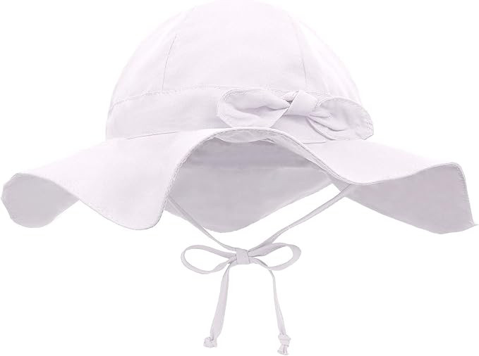 Siero Baby Sun Hat with UPF 50+ Outdoor Adjustable Beach Hat with Wide Brim | Amazon (US)