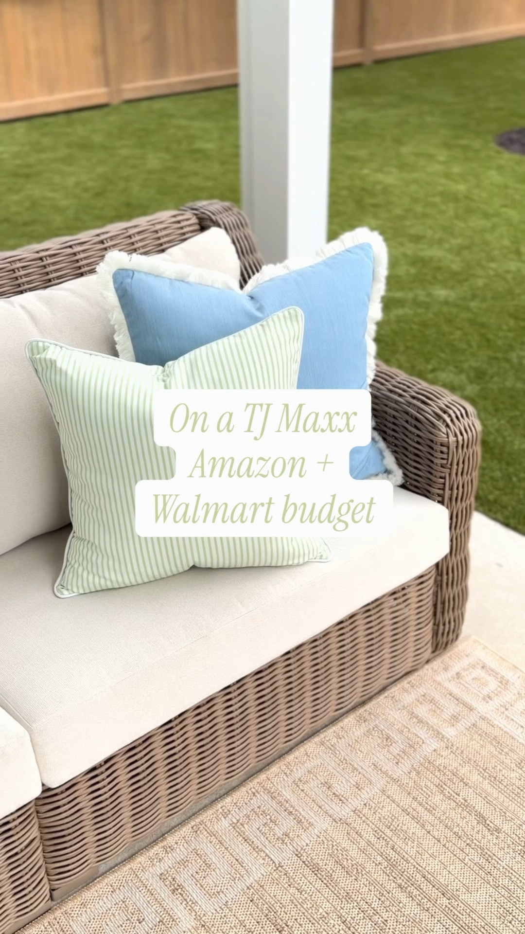 Sharing my designer inspired patio finds!

Patio decor, patio furniture, pottery barn style, Walmart outdoor furniture, Walmart patio furniture, Hofdeco pillows, outdoor pillows, Grandmillennial style

#LTKSeasonal #LTKHome