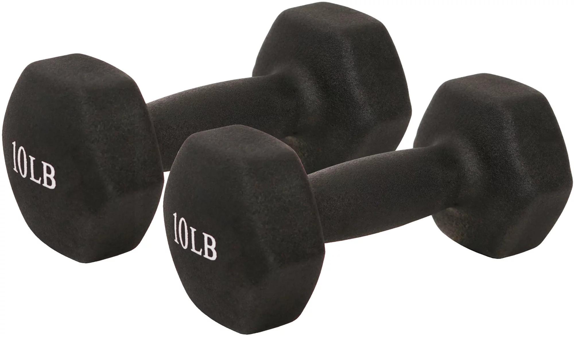 Sunny Health & Fitness Neoprene 10lb Dumbbell Set, Black | DICK'S Sporting Goods