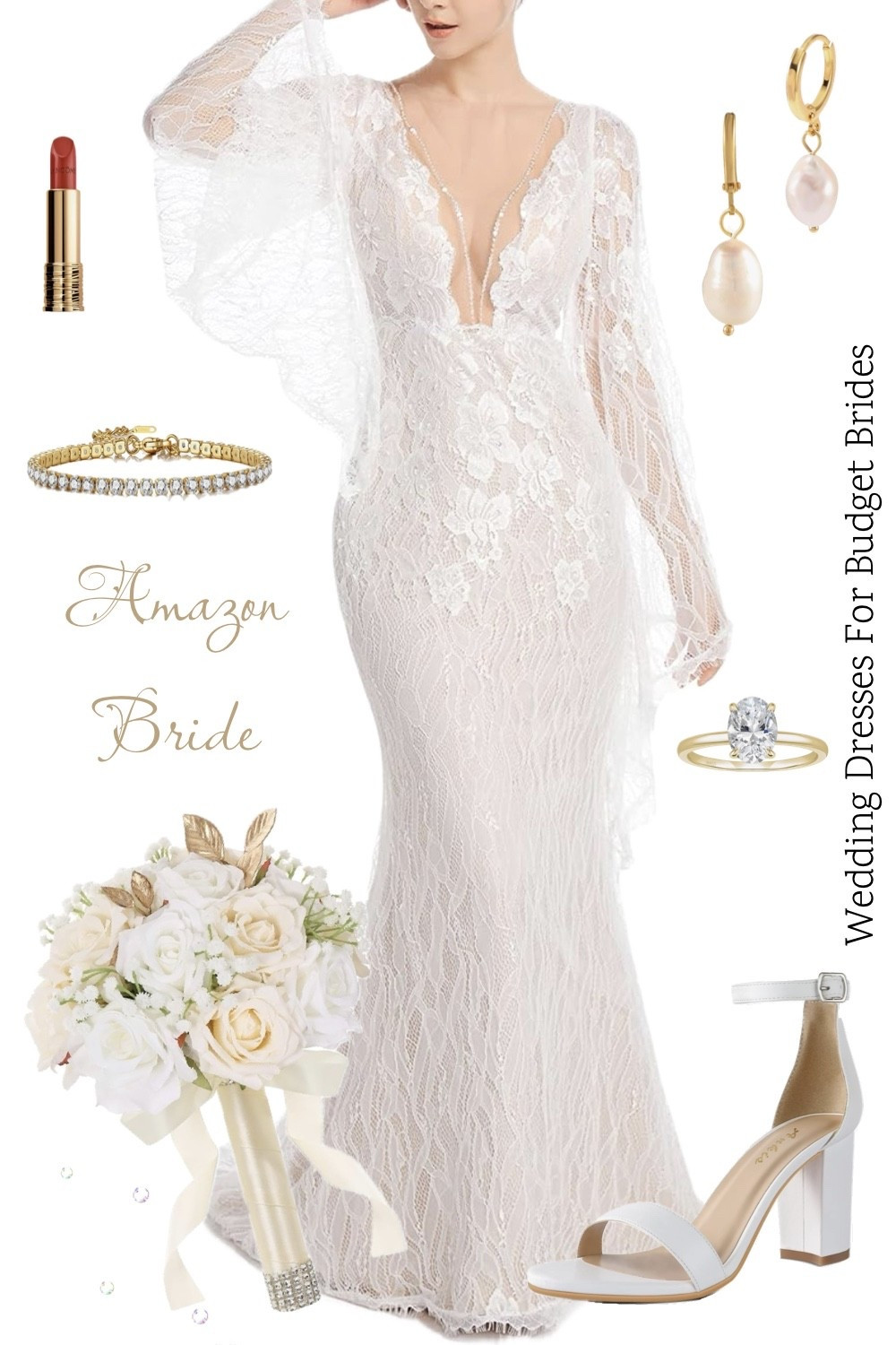 Affordable wedding day outfit on Amazon for the bride to be. 

Wedding reception, elopement, backyard wedding, beach wedding, destination wedding, city hall wedding, courthouse wedding, micro wedding.

#LTKSeasonal #LTKWedding #LTKBeauty