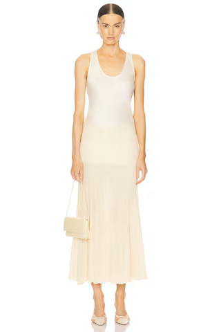 L'Academie By Marianna Soleil Maxi Dress in Beige from Revolve.com | Revolve Clothing (Global)