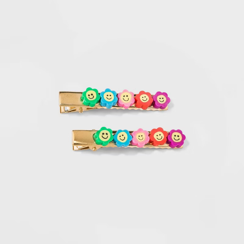Flower Hair Barrette 2pc - Wild Fable™ | Target
