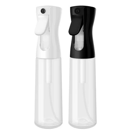 Huauoo Plastic Spray Bottles 2 Pack Stream Water Bottle for Cleaning Solutions Plants Pet Essential Oils Hair Cooking | Walmart (US)