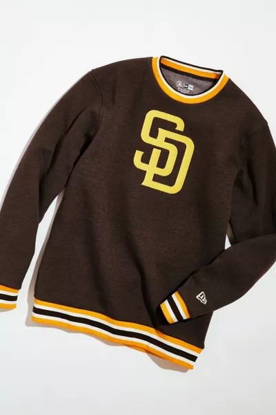 New Era San Diego Padres Retro Crew Neck Sweatshirt | Urban Outfitters (US and RoW)