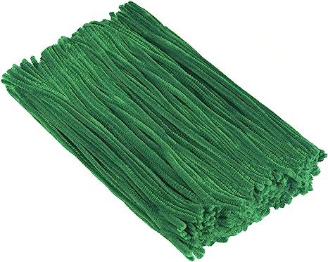 Amazon.com: Cuttte Pipe Cleaners Craft Supplies - 300pcs Dark Green Pipe Cleaners Chenille Stems ... | Amazon (US)