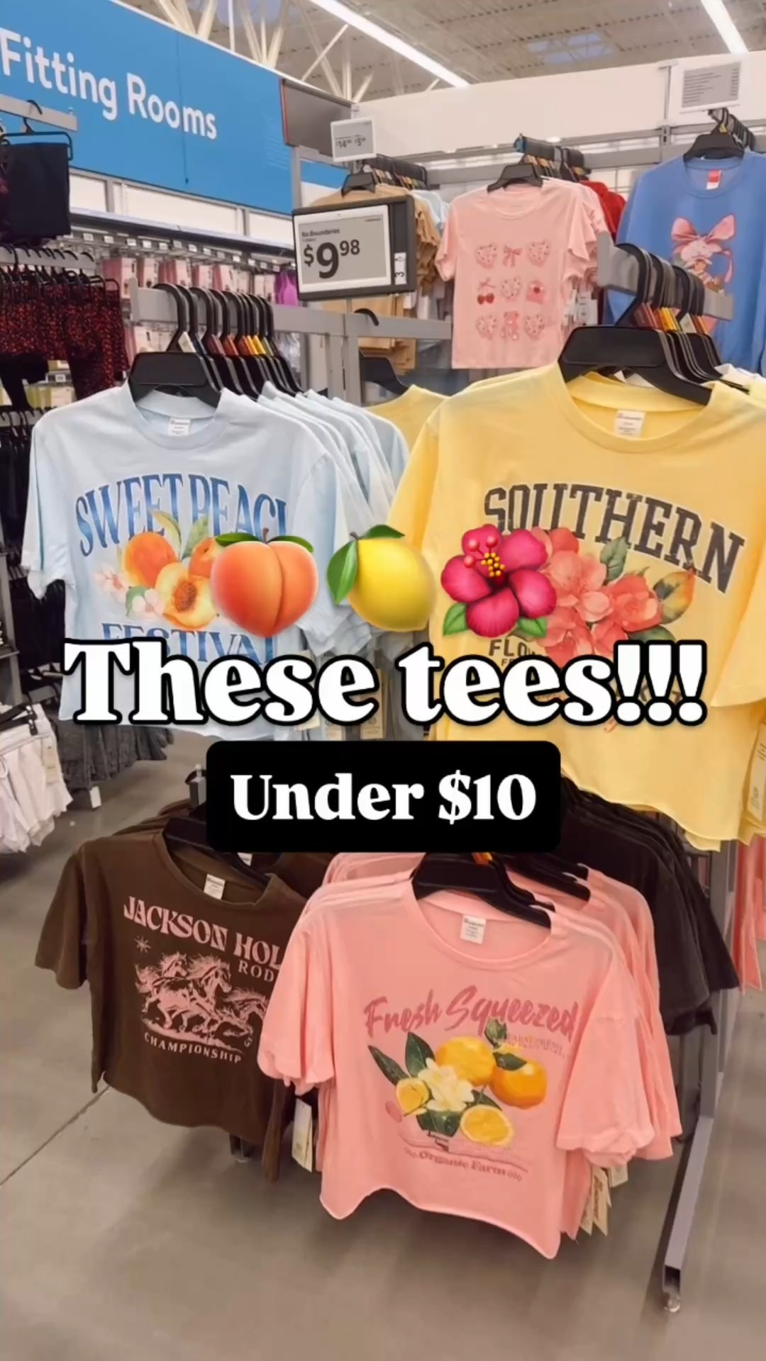 The cutest cropped graphic tees under $10!!! 🍑🍋🌺 I sized up 1

Walmart
T shirt
Spring
Summer 
Tee 

#walmartpartner #graphictee #graphicteestyle #walmartfinds #springstyle #newarrivals 
