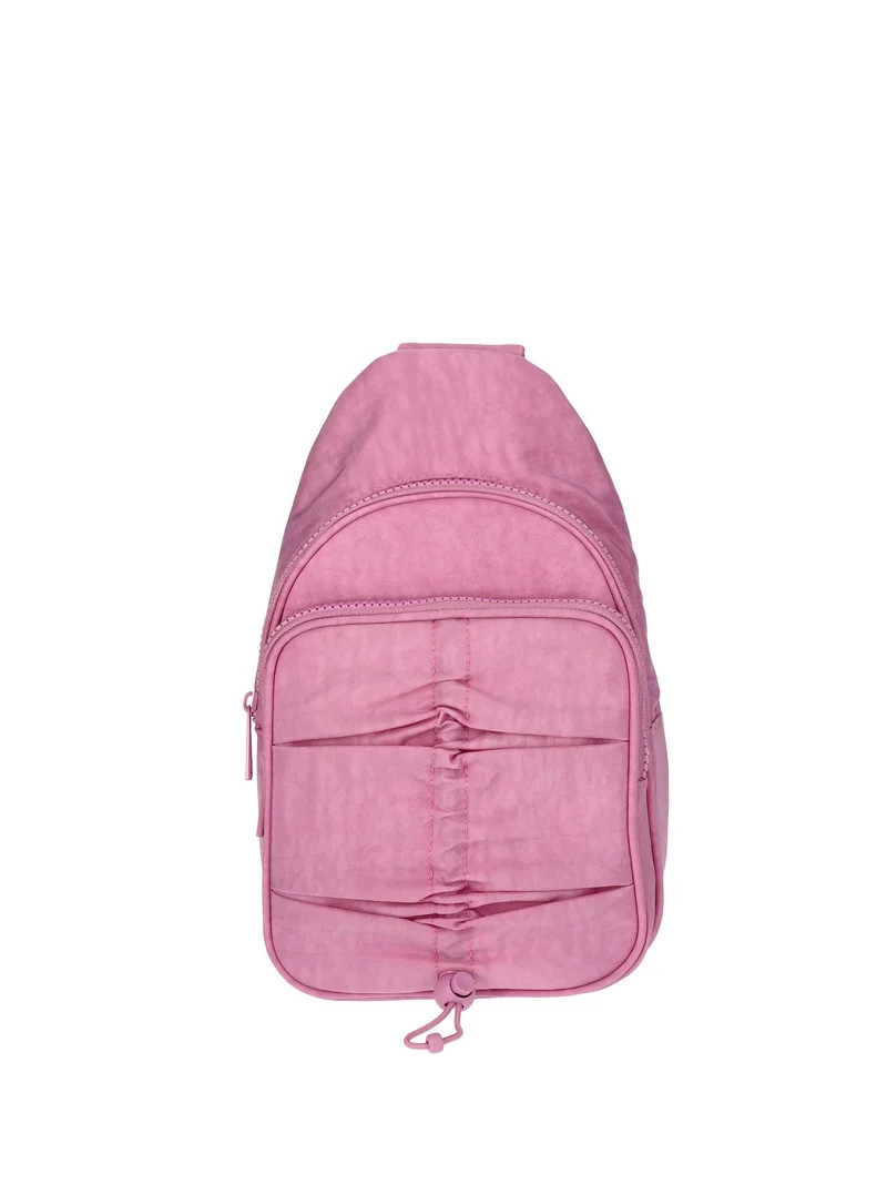 No Boundaries Women's Hands Free Sling Bag, Rosy Lilac | Walmart (US)