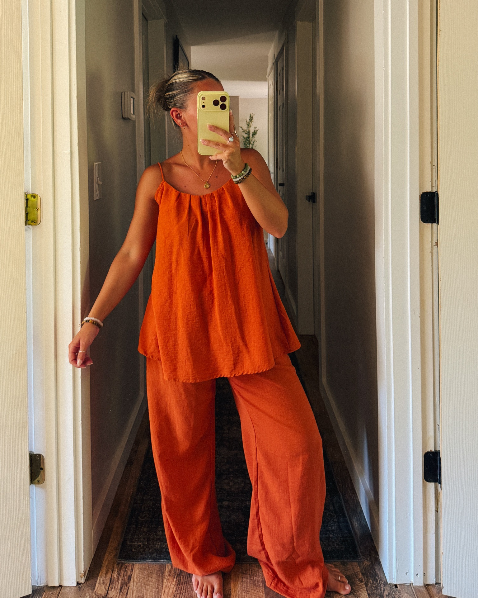 Obsessed with this 2 piece linen blend set from Amazon! I have it in 2 colors and love how the top is adjustable! 
Order your true size! 
Size: S  

Summer fashion, vacation outfits, summer outfits, 2 piece sets, women’s summer fashion, Amazon fashion finds

#LTKootd