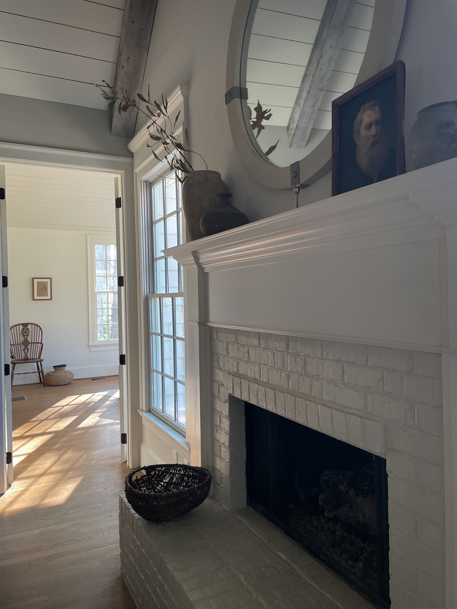 Simple winter mantel, mantel decor, fireplace decor

#LTKhome #LTKunder50 #LTKunder100