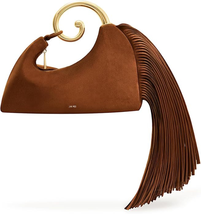 JW PEI Women's Nell Fringe Hardware Top Handle Bag | Amazon (US)