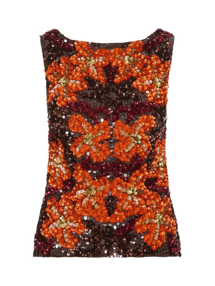 P.A.R.O.S.H. Embellished Sleeveless Top | Cettire Global